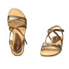 Sandales femme 5058 marron combiné