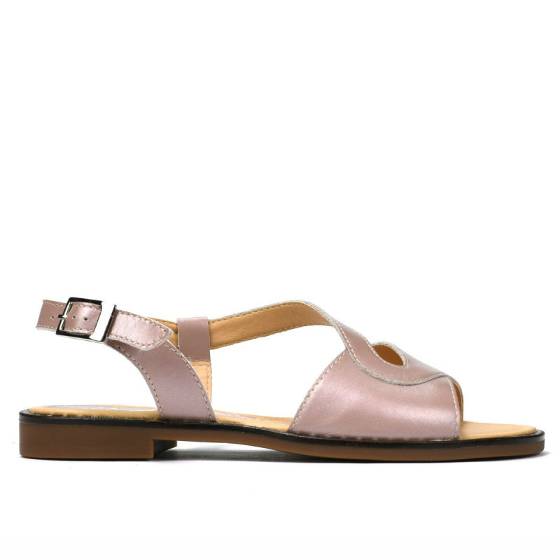 Sandales femme 5059 rose poudré