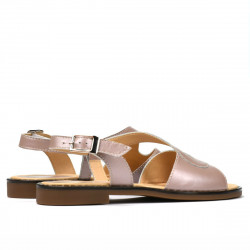 Sandales femme 5059 rose poudré