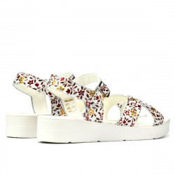 Sandales femme 5049-1 floral multicolore