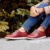 Chaussures décontractées femme 7005 rouge