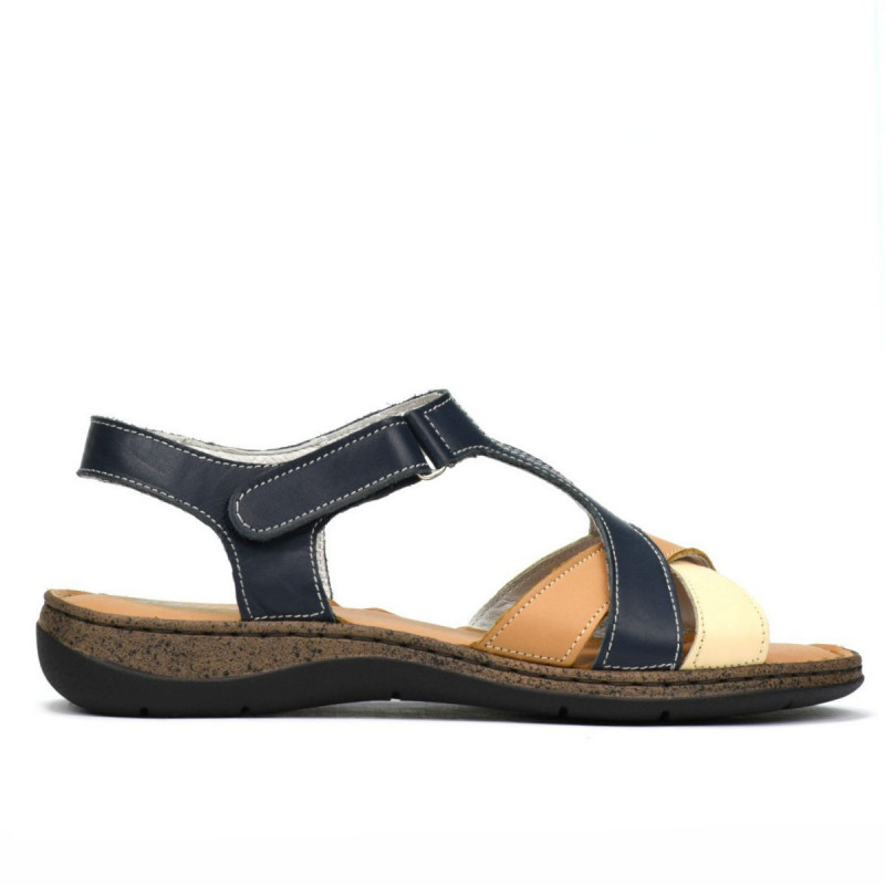 Sandales femme 5046 indigo combiné