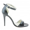 Sandales femme 1238 vernis noir
