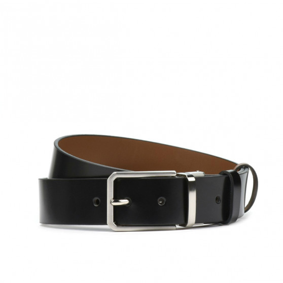 Ceinture homme 35b bicolore noir+marron Ceinture homme 35b bicolore noir+marron