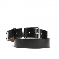 Ceinture homme 35b bicolore noir+marron
