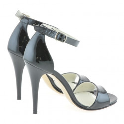 Sandales femme 1238 vernis noir