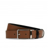 Ceinture homme 35b bicolore noir+marron