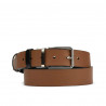 Ceinture homme 35b bicolore noir+marron