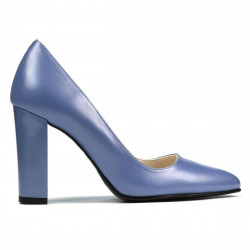 Chaussures élégantes femme 1261 bleu nacré