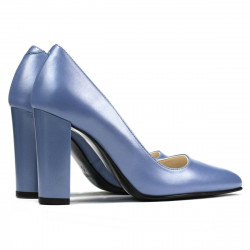 Chaussures élégantes femme 1261 bleu nacré