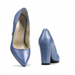 Chaussures élégantes femme 1261 bleu nacré