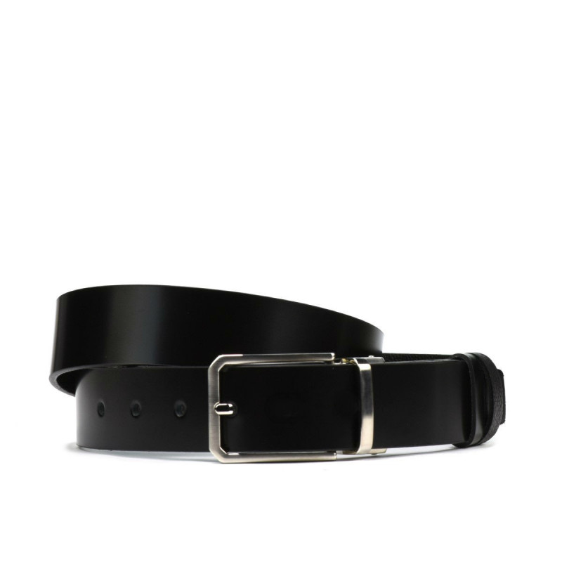 Ceinture homme 35b noir+biz noir