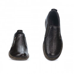 Chaussures casual homme 7200p café perforé