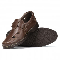 Mocassins hommes (grandes tailles) 897m café
