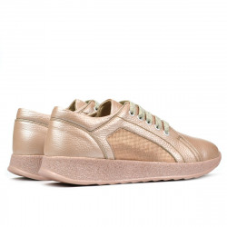 Baskets/chaussures casual femme 6010 poudre nacrée combinée