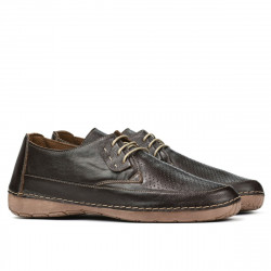 Mocassins femme 672m café