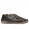 Mocassins femme 672m café
