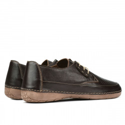 Mocassins femme 672m café
