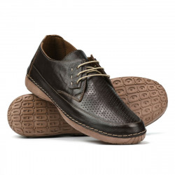 Mocassins femme 672m café