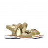 Sandales enfants petits 55c vernis beige