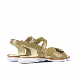 Sandales enfants petits 55c vernis beige