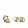 Sandales enfants petits 55c vernis beige