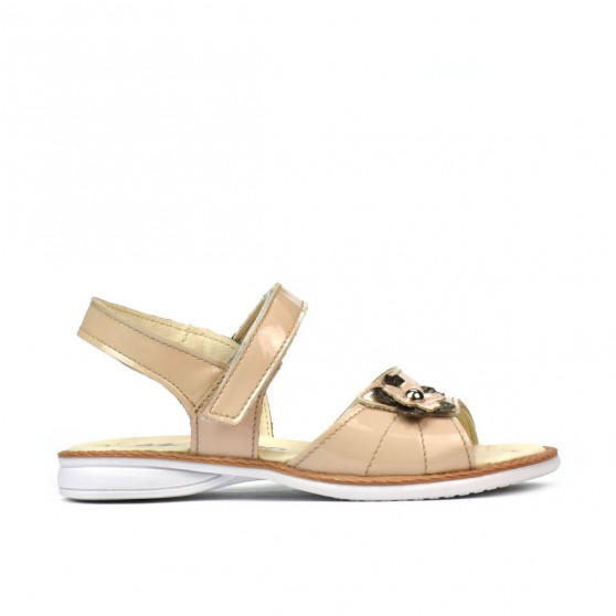 Sandales enfants petits 55c laque ivoire