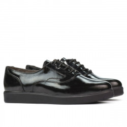 Chaussures décontractées femme 664 vernis noir
