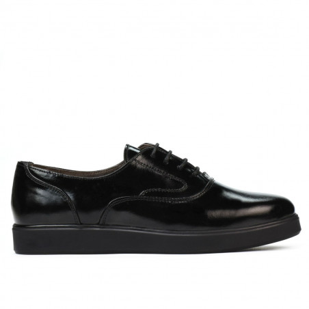 Chaussures décontractées femme 664 vernis noir