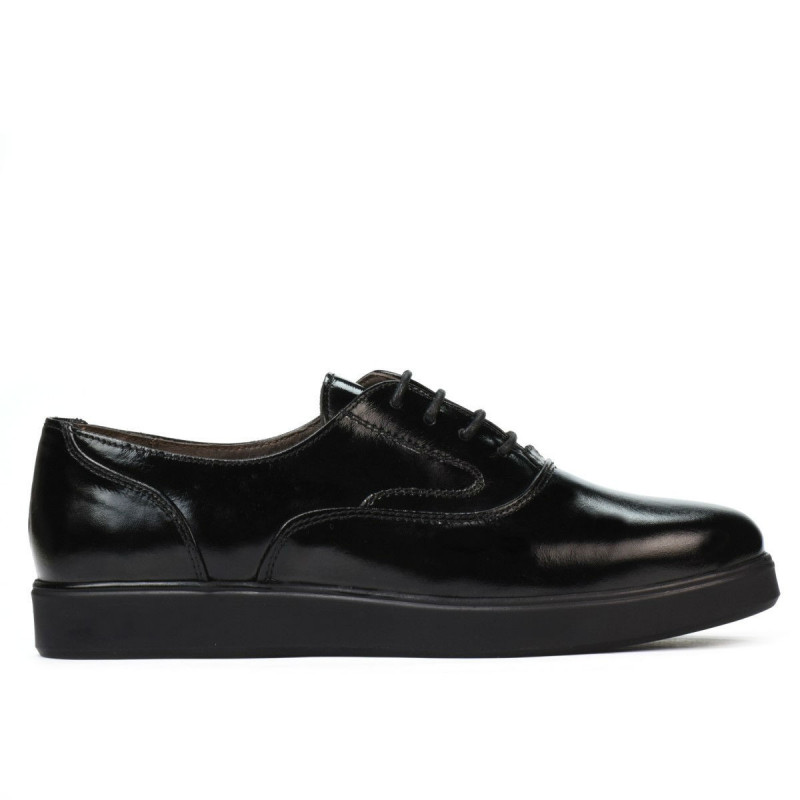 Chaussures décontractées femme 664 vernis noir