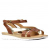 Sandales femme 5060 marron combiné