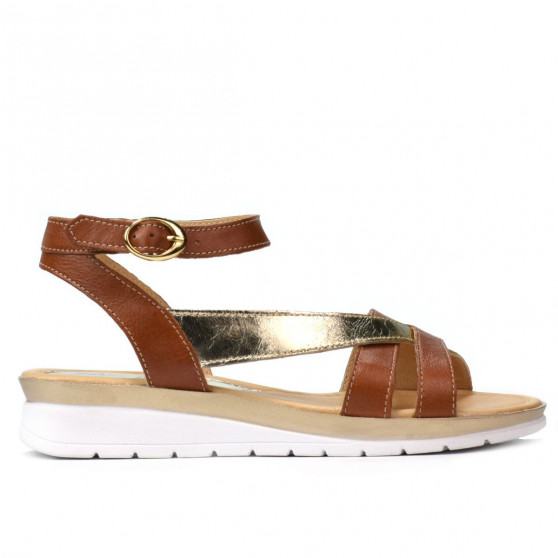 Sandales femme 5060 marron combiné Sandales femme 5060 marron combiné