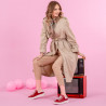 Baskets femme 6008 rouge combiné