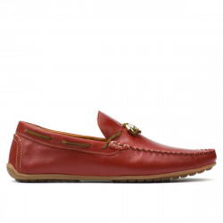 Mocassins homme 863 rouge