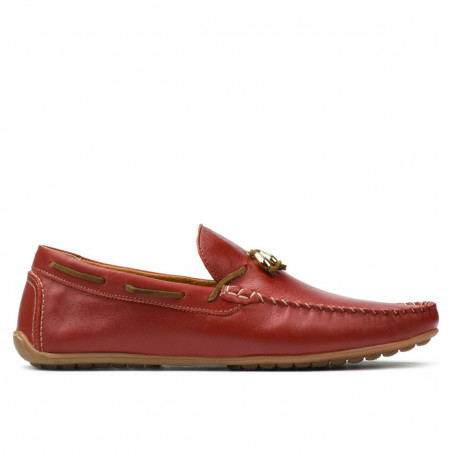 Mocassins homme 863 rouge