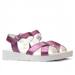 Sandales femme 5049-1 rose nacré