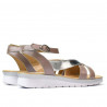 Sandales femme 5060 rose poussiéreux combiné