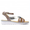 Sandales femme 5060 rose poussiéreux combiné