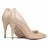 Chaussures élégantes femme 1246 vernis beige nacré