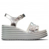 Sandales femme 5064 argenté