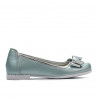 Chaussures enfants 174 turquoise combiné