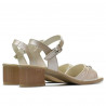 Sandales femme 5066 beige nacré