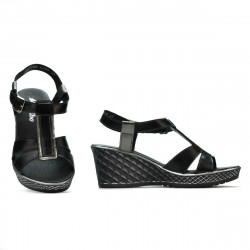 Sandales femme 5065 noir combiné