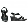 Sandales femme 5065 noir combiné