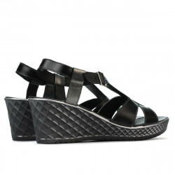 Sandales femme 5065 noir combiné