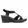 Sandales femme 5065 noir combiné