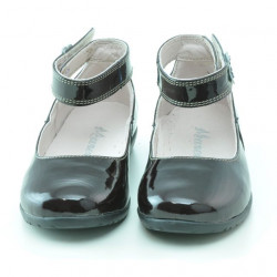Chaussures petits enfants 17c vernis café