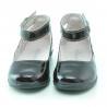 Chaussures petits enfants 17c vernis café