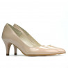 Chaussures élégantes femme 1242 vernis beige nacré