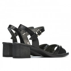 Sandales femme 5066 noir nacré